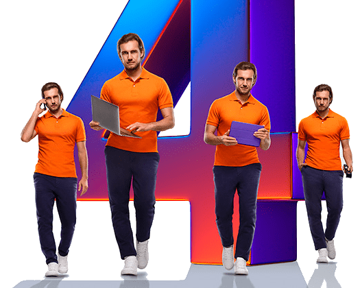 Великолепная четверка Ростелеком в деревня Берёзовый Овраг (Нижегородская область)